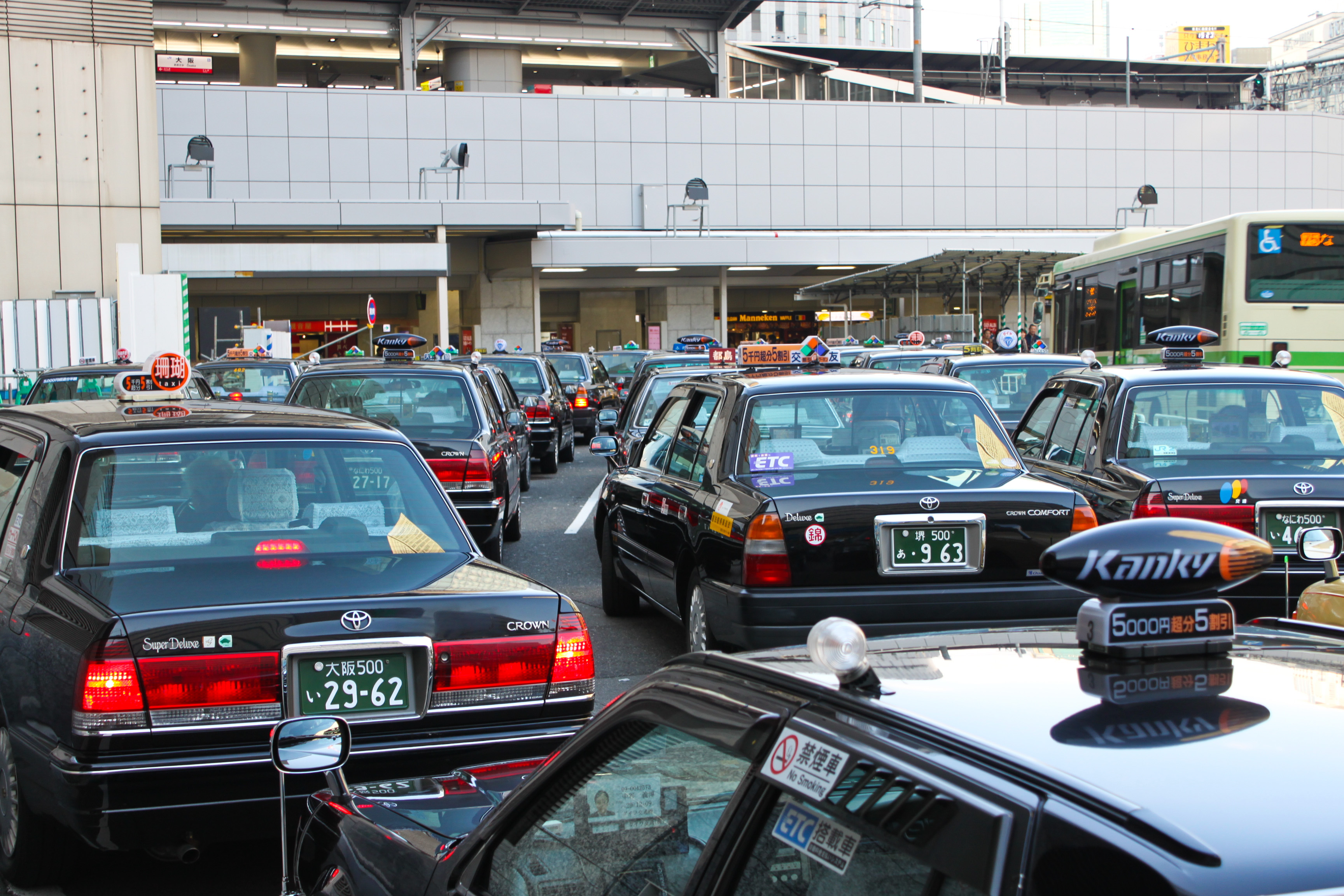 japanese taxi - Lets Go Bear Travels