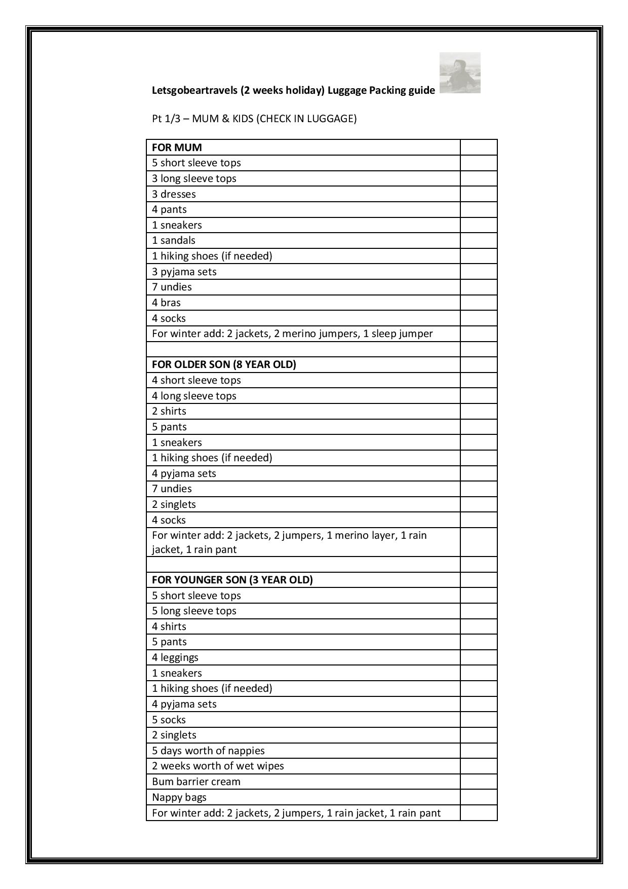 a-travel-mum-s-very-detailed-2-weeks-holiday-luggage-packing-list